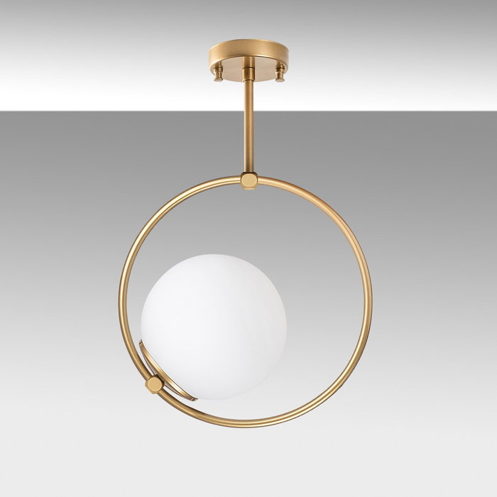 Opviq Dolunay - 3903 Lámpara de Araña de Metal Dorado